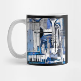 Jazz Art Blue Mug